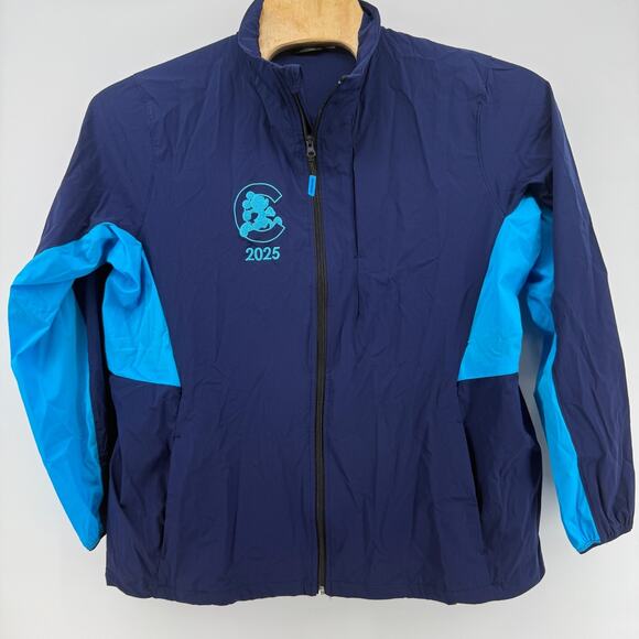 Disney 2025 Club RunDisney Jacket 2XL BRAND NEW Blue Mickey Zip Up Lightweight - Picture 1 of 12